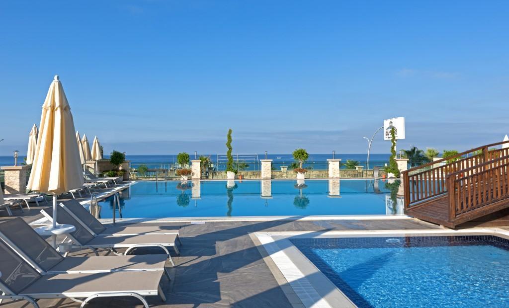 Asia Beach Resort & Spa Hotel Alanya Buitenkant foto